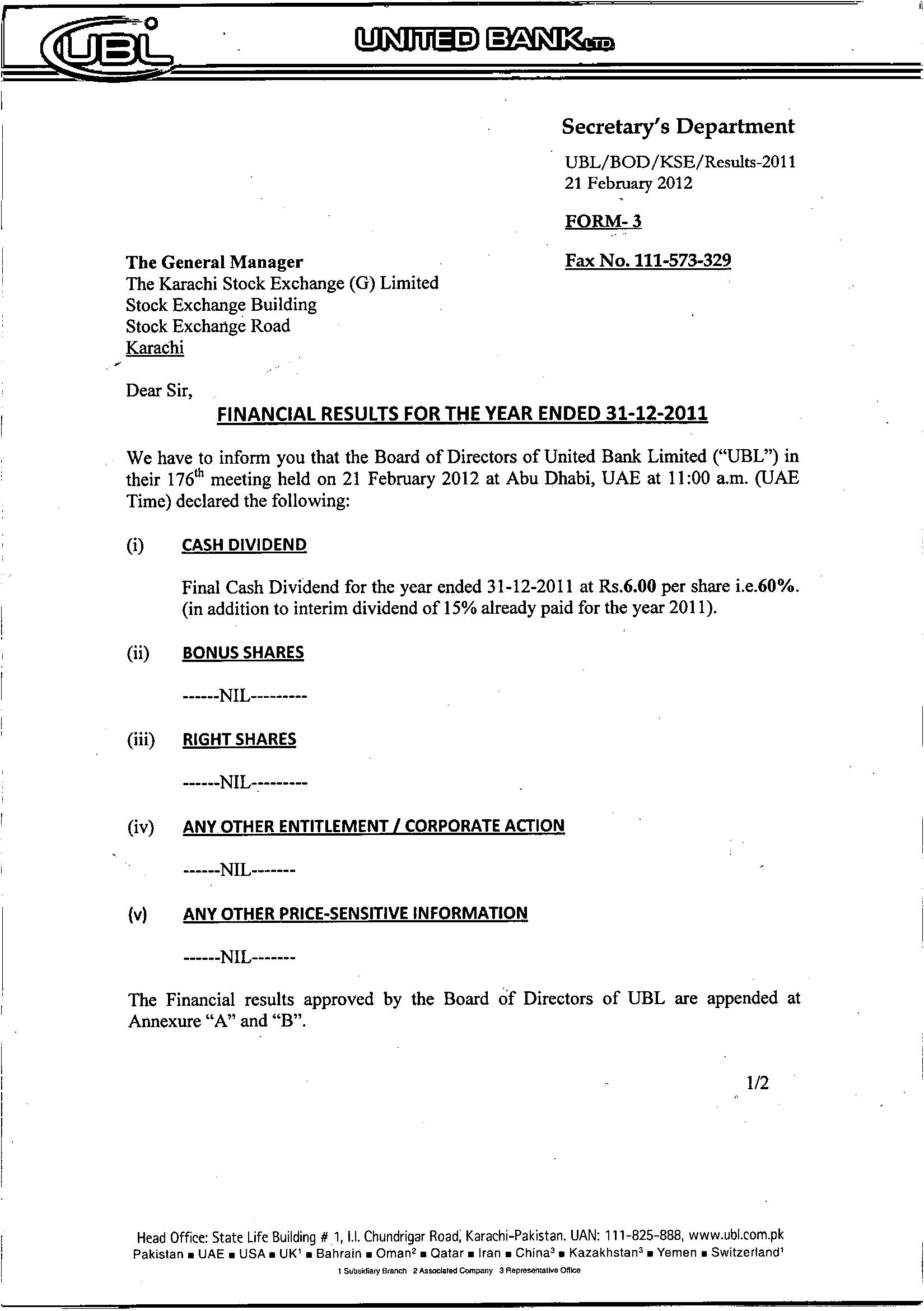 Acquisition of Shares of Khushhali Bank